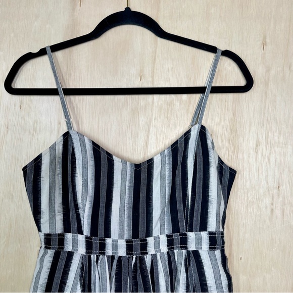 PLENTY by TRACY REESE EMBROIDERED STRIPE FLARE DRESS SZ 0 - Picture 3 of 10